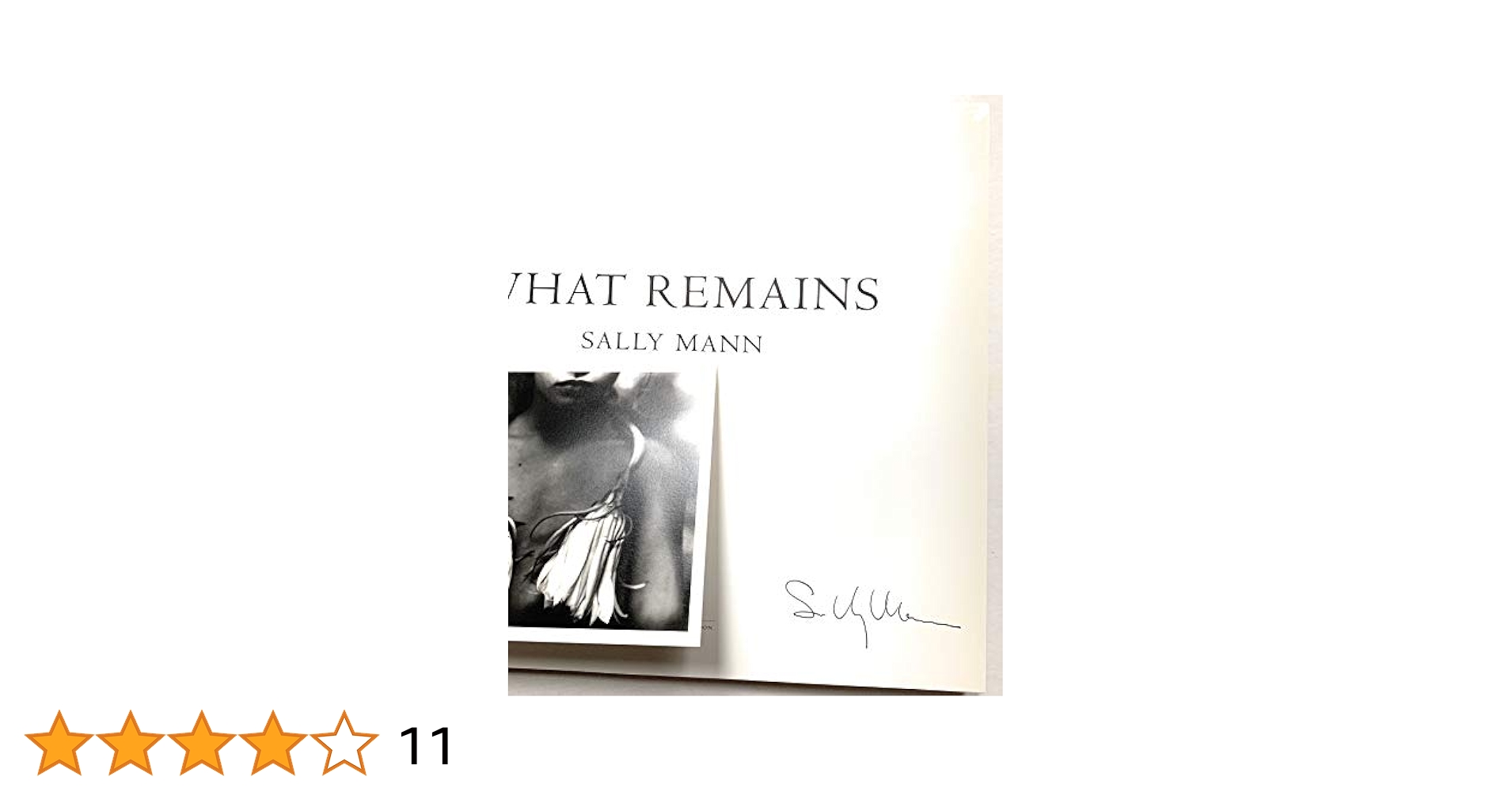 洋書　写真集　Sally Mann: What Remains Buy What Remains Sally Mann 1st edition photography book